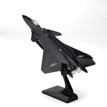 Imagem de Modelo de caça Aviat Craft J-20 Alloy com som e luz - Gloome Store