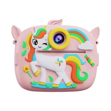 Imagem de Câmera Instantânea Para Crianças Com Tema De Dinossauro, 1080P HD, Câm