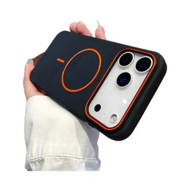 Imagem de Capa Magnética Fosca Para iPhone 17 pro Max 16E 15 14 13 12 11, À Prov