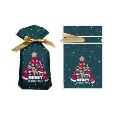Imagem de Embalagem De Doces De Natal, Sacos De Presente Do Papai Noel, 20 Peças