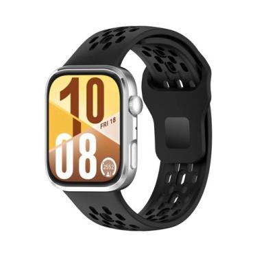 Imagem de Pulseira De Silicone Respirável Para HUAWEI WATCH FIT 4/4 pro 3 Acessó