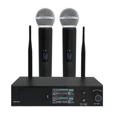 Imagem de Microfone Sem Fio Leson Ls Vks2 Com Bluetooth