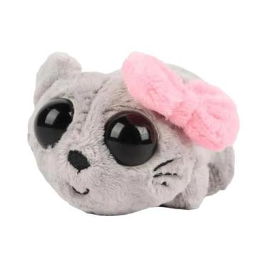 Imagem de Brinquedo De Pelúcia Hamster Triste Com Som De Violino Integrado, Bone