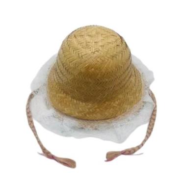 Imagem de Chapéu Infantil Palha Trança Festa Junina Caipira Nf - Duandra Megasto