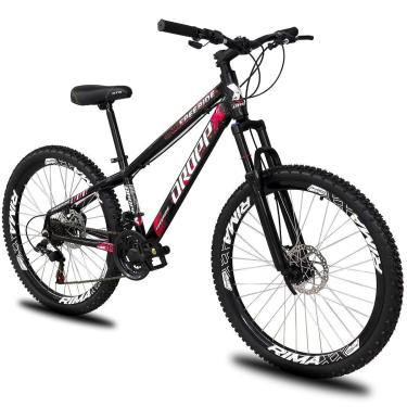 Imagem de Bicicleta aro 26 Dropp Freeride Alumínio 21 Marchas Freios a disco supensão-Unissex