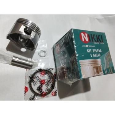 Imagem de Kit Pistão E Anéis 1,00mm Nikki para Honda Lead 110