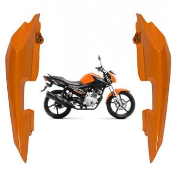Imagem de Kit Carenagem Rabeta Traseira Lateral Laranja Factor 150 2016 2017 - P