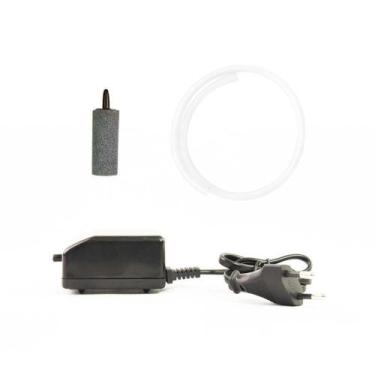 Imagem de Compressor De Ar U 2800 1 Saída + Mangueira + Pedra porosa - Jad