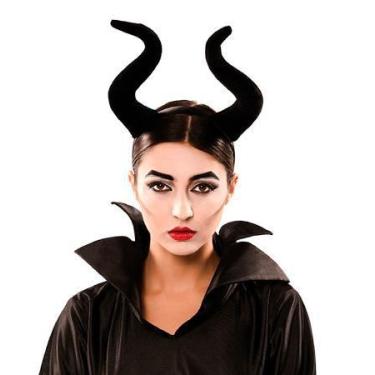 Imagem de Tiara Malévola de Espuma 3D Adulto Infantil de Halloween - Fantasias C