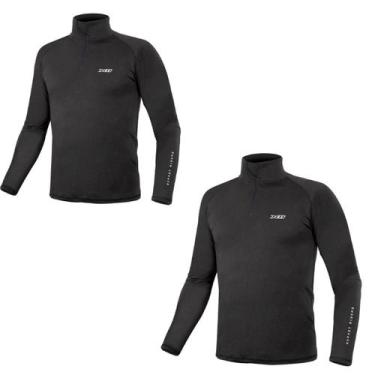 Imagem de Kit Segunda Pele Casal Blusa Termica Climate 3 X11, M, Preto