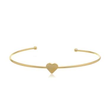 Imagem de Bracelete Banhado A Ouro 18K Coração - Carolina Alcaide