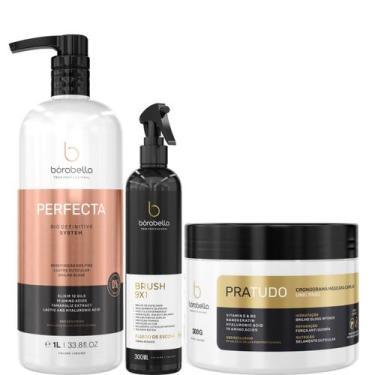 Imagem de Borabella Perfecta 1L + Fluido Brush 300ml + Pratudo 300g