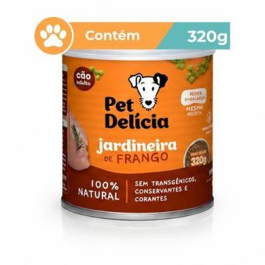 Imagem de Ração Úmida Pet Delícia Jardineira Frango Cães 320g - Pet Delicia