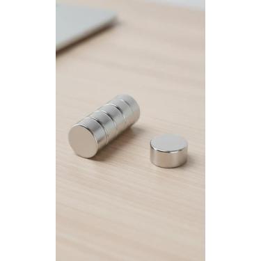 Imagem de Kit 10 Ímãs Neodímio Disco 10x5mm Alta Força - Congratulations Store