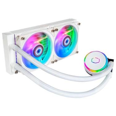 Imagem de Water Cooler Cooler Master Masterliquid PL240 Flux White Edition, RGB,
