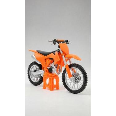 Imagem de Miniatura Moto Cross Metal 1:18 Laranja - Congratulations Store