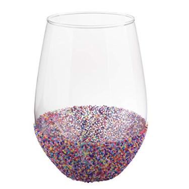 Imagem de Creative Brands Slant Collections – Taça de vinho jumbo sem haste, 850 g, molho