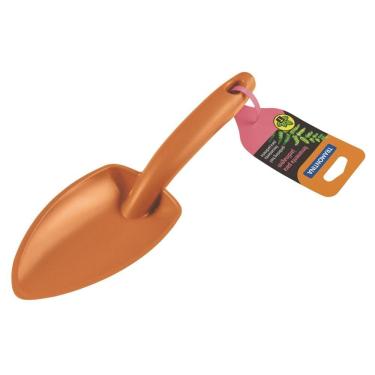 Imagem de Pazinha Larga para Jardinagem Tramontina em Plástico Laranja Tramontina