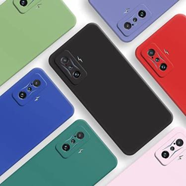 Imagem de Capa Capinha Case Aveludada Anti Impacto Xiaomi Poco F4 GT Cor:Verde-escuro