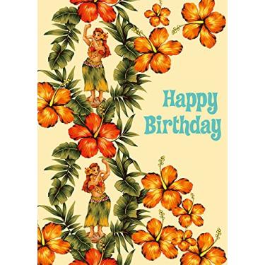 Imagem de Pacifica Island Art Conjunto de 12 cartões havaianos – Hibisco e Hula, por Daicokuebisu – Aniversário