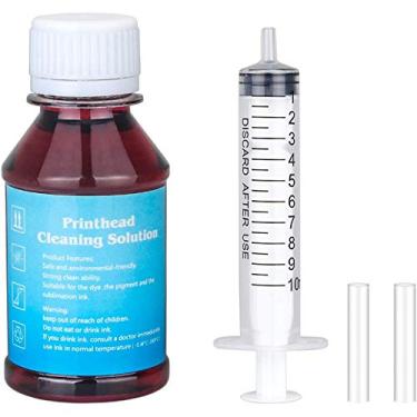 Imagem de Limpador de cabeça de impressão Inkjet para cartuchos de tinta 950 951 952XL Funciona com Officejet Pro 8600 8610 8620 8100 8710 8720 8216 8210 8730 Kit de limpeza de impressora - 100 ml, Vermelho, A1-for HP