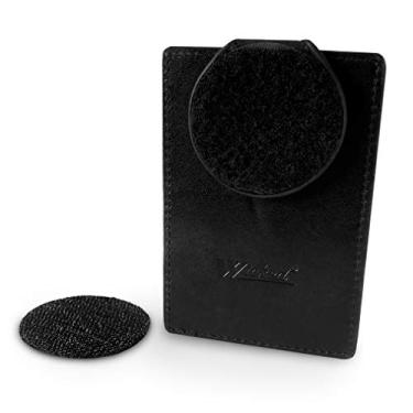 Imagem de WICKED Clipe de bolso para emblema bordado, insígnia de ex-alunos, emblema de lingote de fio de metal couro de flor integral e suporte em "laço" anexado com gancho adesivo multiuso (1)