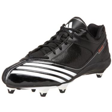 Imagem de adidas Tênis de futebol masculino Scorch Lightning D Low, Preto/corrida branco/preto, 12.5