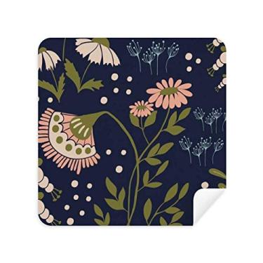 Imagem de Óculos de limpeza de tela rosa selvagem flor planta pano camurça pacote com 2