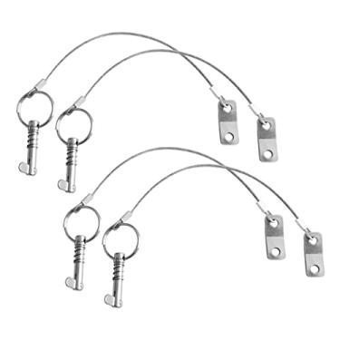 Imagem de 4 pinos de 6,35 mm (1/4") com cordão de dobradiça de convés de barco