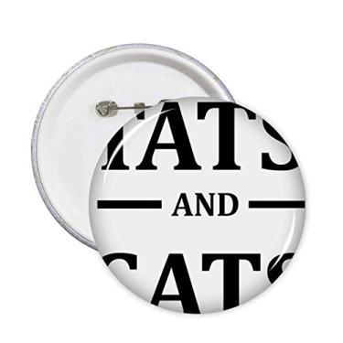 Imagem de Protetor de animais desenho animado Tats padrão pinos crachá botão emblema acessório decoração 5 peças