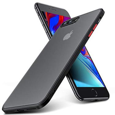 Imagem de ORIbox Capa compatível com capa para iPhone 8 plus e capa para iPhone 7 plus, platina ultrafina, antiderrapante, leve