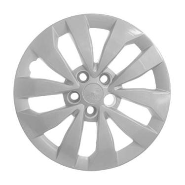 Imagem de Calota Aro Grid 15 Modelo Vw Fox 15 Prata Cubo Padrao Fixacao Parafuso Grid 147Cpptau.