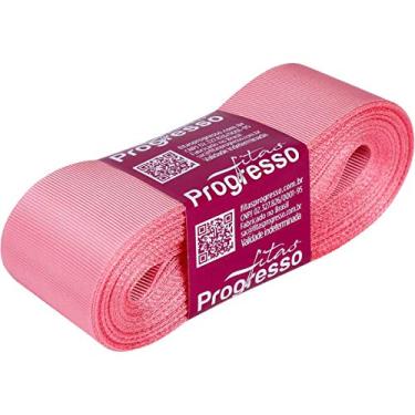 Imagem de Fitas Progresso Fita de Gorgurão, Rosa Pétala, 38 mm x 10 m