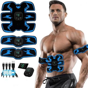 Imagem de Tonificador Gold Sports Total Shape Turbo Usb Estimulador Elétrica Muscular Abdômen Braços Pernas-Unissex