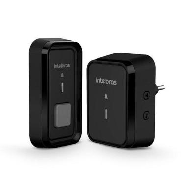 Imagem de Campainha Eletronica CIB101, sem Fio, com Bateria, Preto, 4522000, INTELBRAS