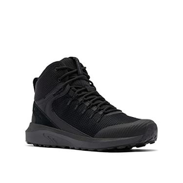 Imagem de Columbia Tênis de caminhada masculino Trailstorm Mid impermeável, Preto/cinza escuro, 8.5