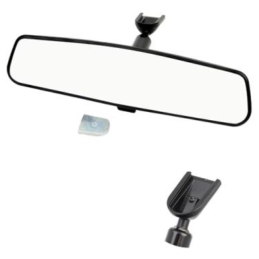 Imagem de Espelho retrovisor de 26 cm, compatível com Jeep Wrangler Nissan Rogue Altima Toyota Corolla Camry Tacoma Kia Optima Soul Sorento Ford F150 Focus Honda Civic Accord e mais espelho retrovisor interno
