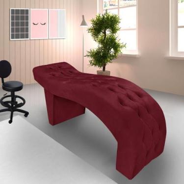 Imagem de  Maca Estética Facial Cílios, Sobrancelhas - ME, bordo