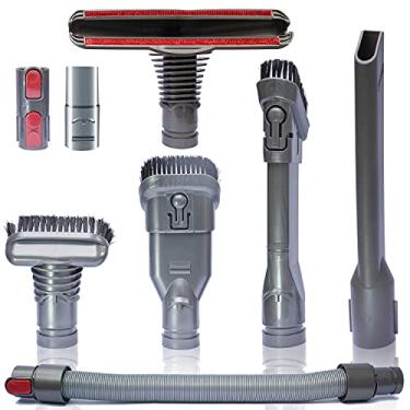 Imagem de Mangueira de extensão flexível e acessórios de vácuo - Peças de reposição para Dyson V11 V10 V8 V7 V6 DC74 DC62 DC59 DC44 - Acessórios para aspirador de pó escova empoeirada