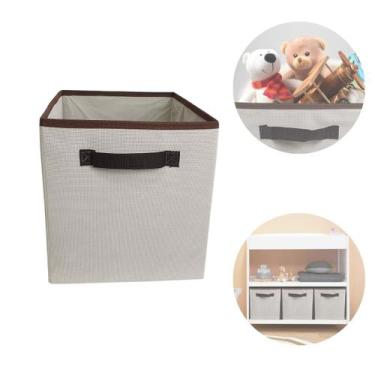 Imagem de Caixa Organizadora Em Tecido Grande Roupas Brinquedos Dobrável - Organ
