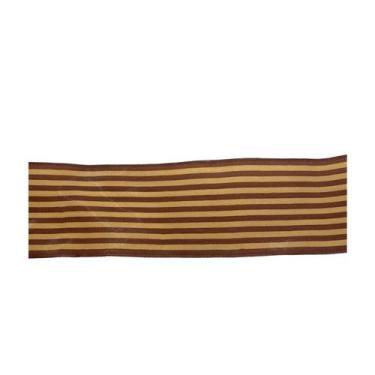 Imagem de Fita Decorativa de Natal Listras - Bege e Marrom - 6,3x9,14cm - 1 unid