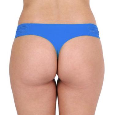 Imagem de Calcinha avulsa de biquíni fio dental borboleta drapeada pequena marqu