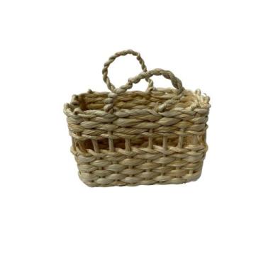 Imagem de Mini Bolsa Palha De Milho Pequena 7x5x10 Lembrancinha - Inspira Flora