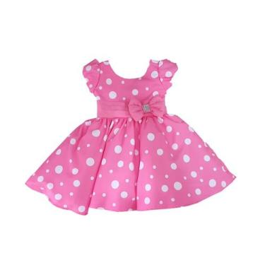 Imagem de Vestido Minnie Rosa De Bolinhas Festa Infantil - Ateliê Iza Rocha, 06