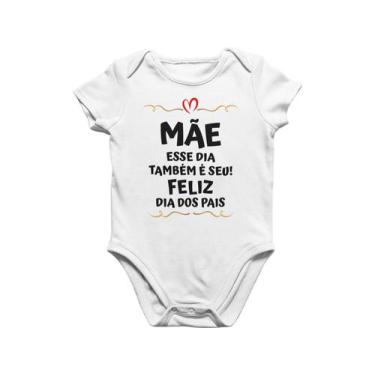 Imagem de Camiseta Infantil Super Mãe Dia dos Pais Pães Mães Branca - Del France