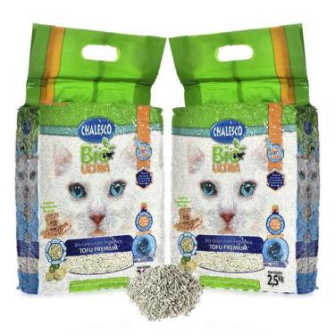 Imagem de Areia de Gato Granulado Bio Ultra 2,5kg 2 Pacotes - Chalesco
