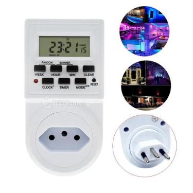 Imagem de Timer Digital Temporizador 9 Programas Liga/desliga DSQ01 - Jiaxi