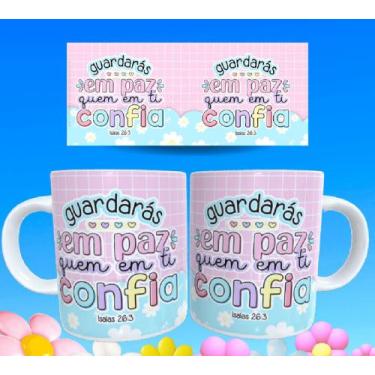 Imagem de Caneca gospel frases religiosas versículos bíblicos motivacionais 07 -