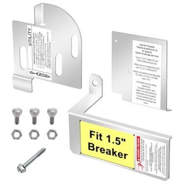 Imagem de QYZZRS Kit de Intertravamento de Gerador Compatível com Gerador de Cobertura de Linha Residencial Square D Electric Homcgk2C E Disjuntor Principal de Tamanho de Quadro Qom2, para Uso Em Disjuntor Prin