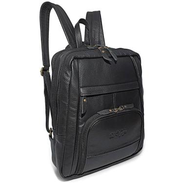 Imagem de Mochila Feminina Feita De Couro Para Notebook 14 Polegadas